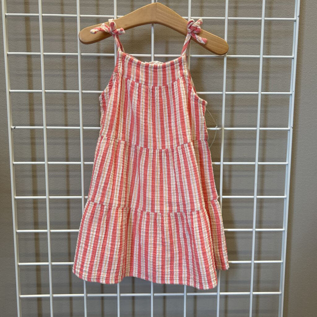 Cat & Jack Linen Stripe Tank Dress -4 T