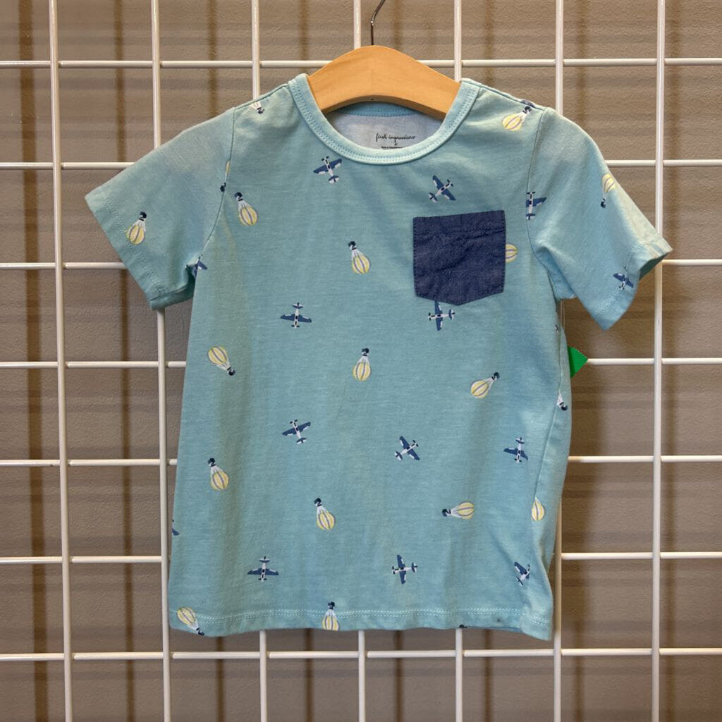 First Impressions Plane SS Tee - 4T