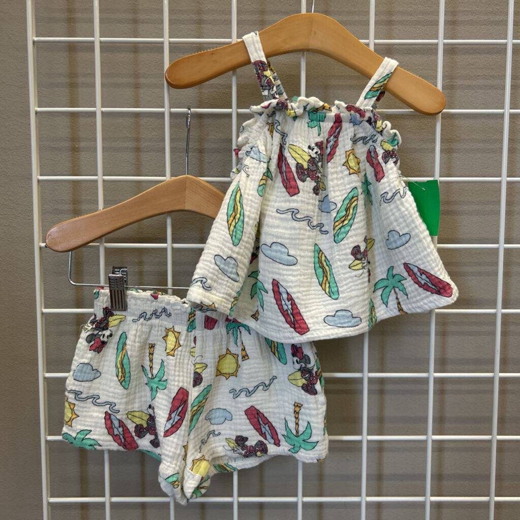 Disney Jr. Minnie Surf Two Pc Set - 4T
