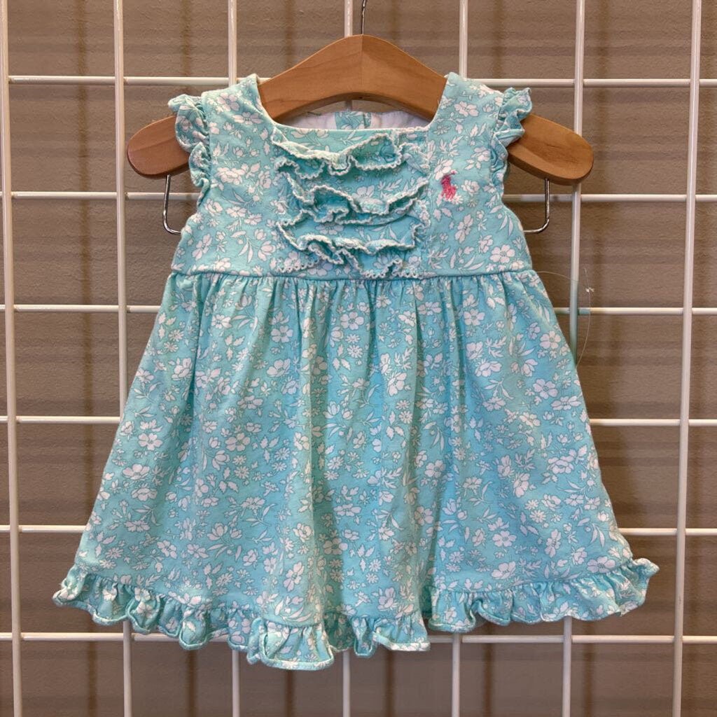Ralph Lauren Floral SS Dress w/ Bloomers - 6m