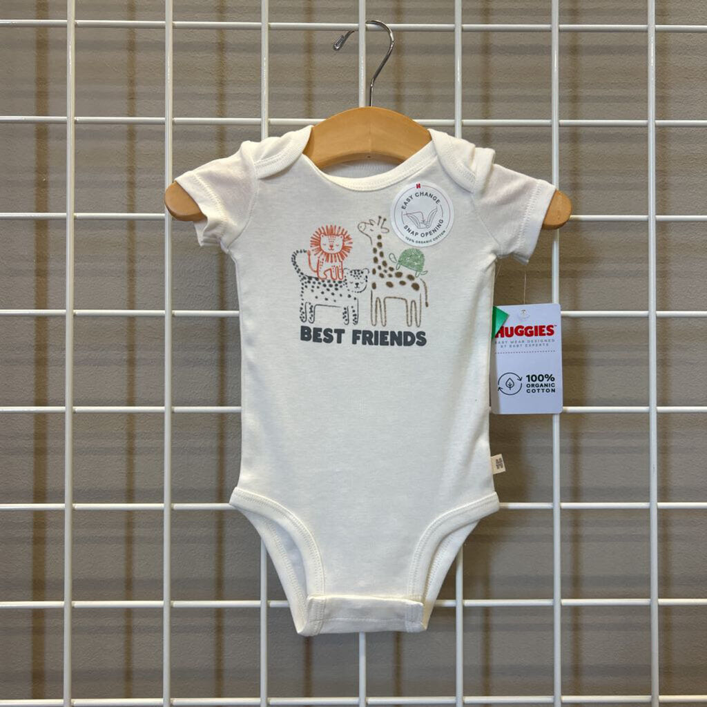 NWT Huggies Friends SS Onesie - 3m