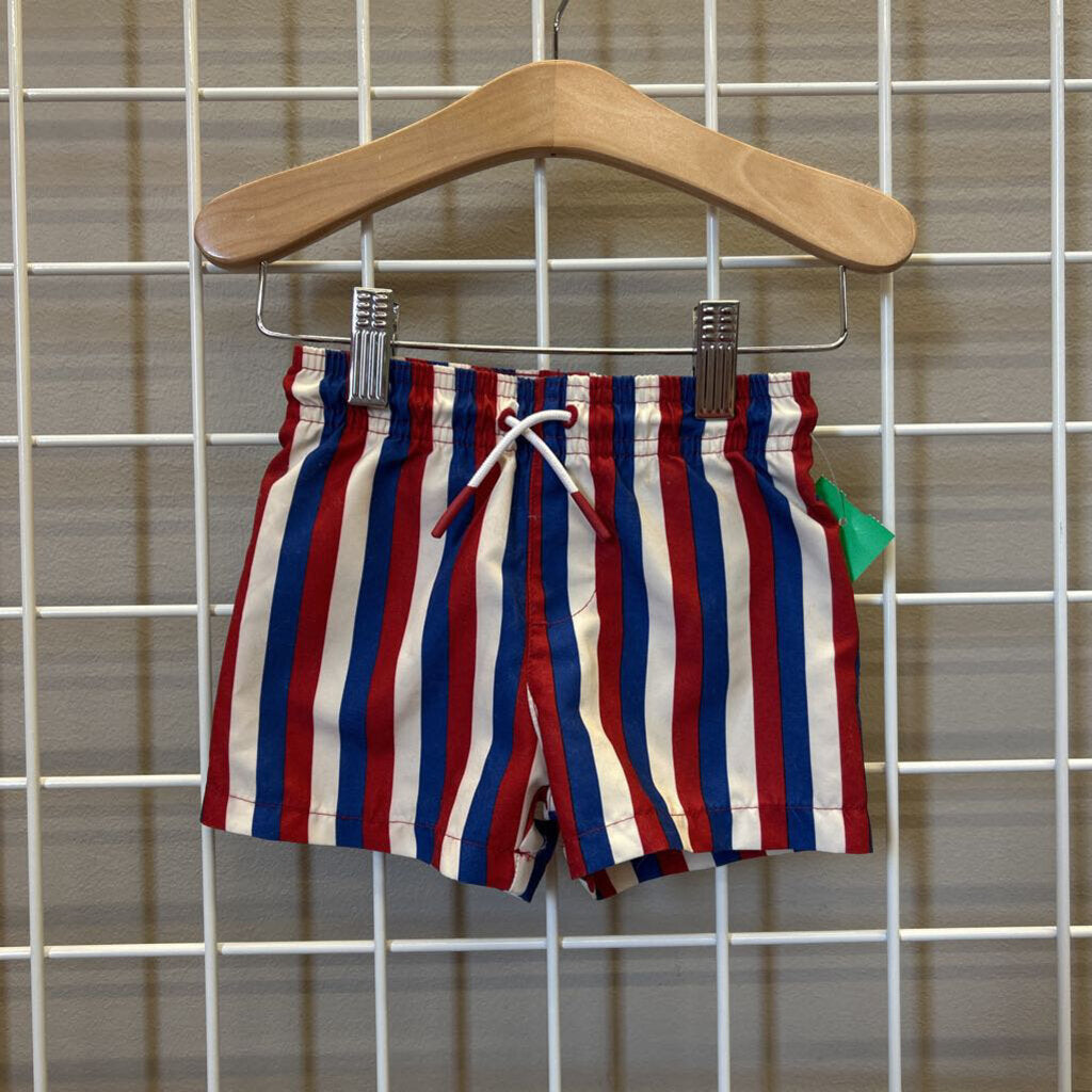 Cat & Jack Stripe Swim Shorts - 6/9m