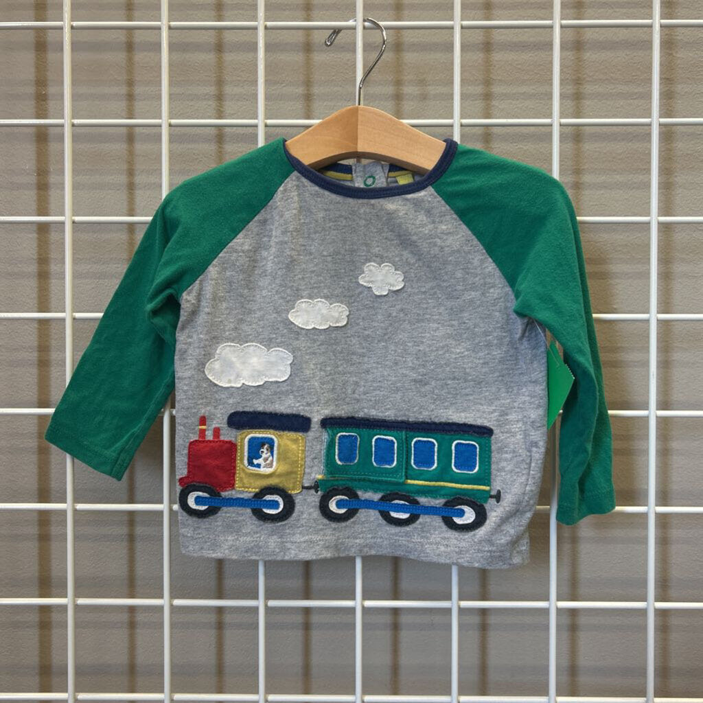 Baby Boden Train LS Tee - 12/18m