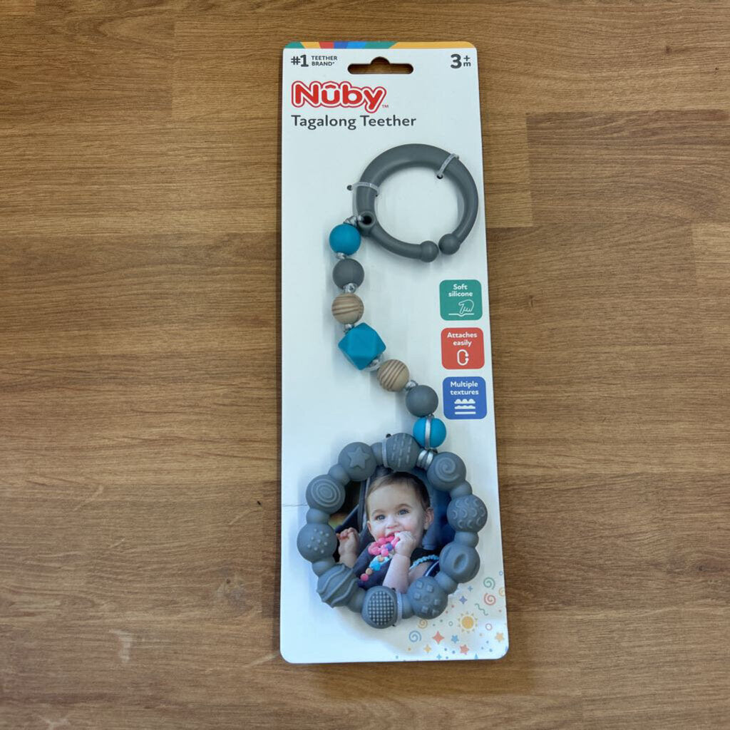 NEW Nuby Tagalong Teether