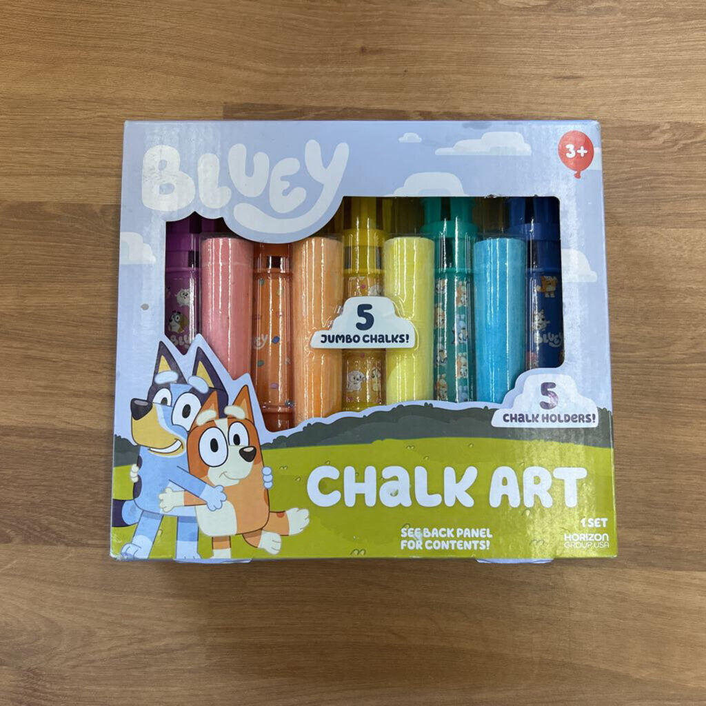 NEW Bluey Chalk Art Kit