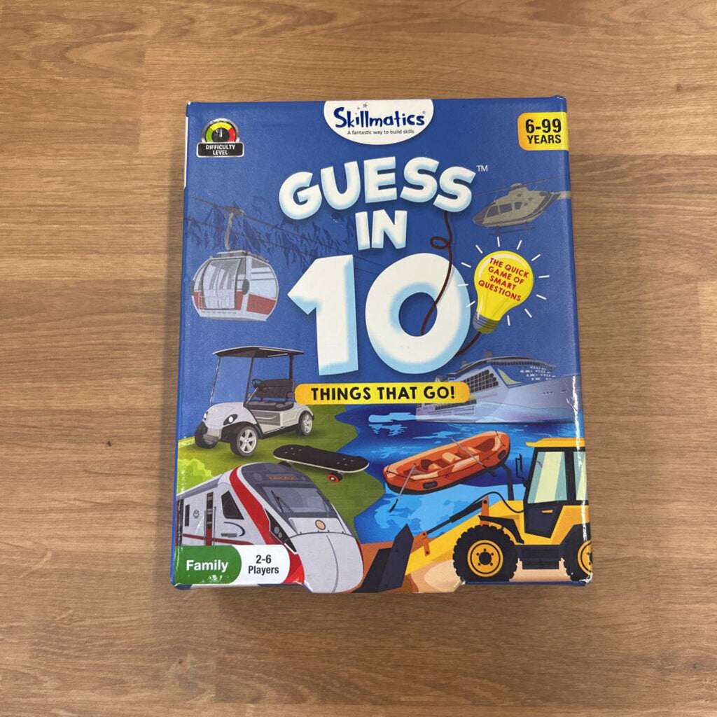 Skillmatics Guess in 10 Junior - Things That Go!