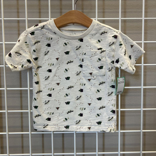 Easy Peasy Camp SS Tee - 2T