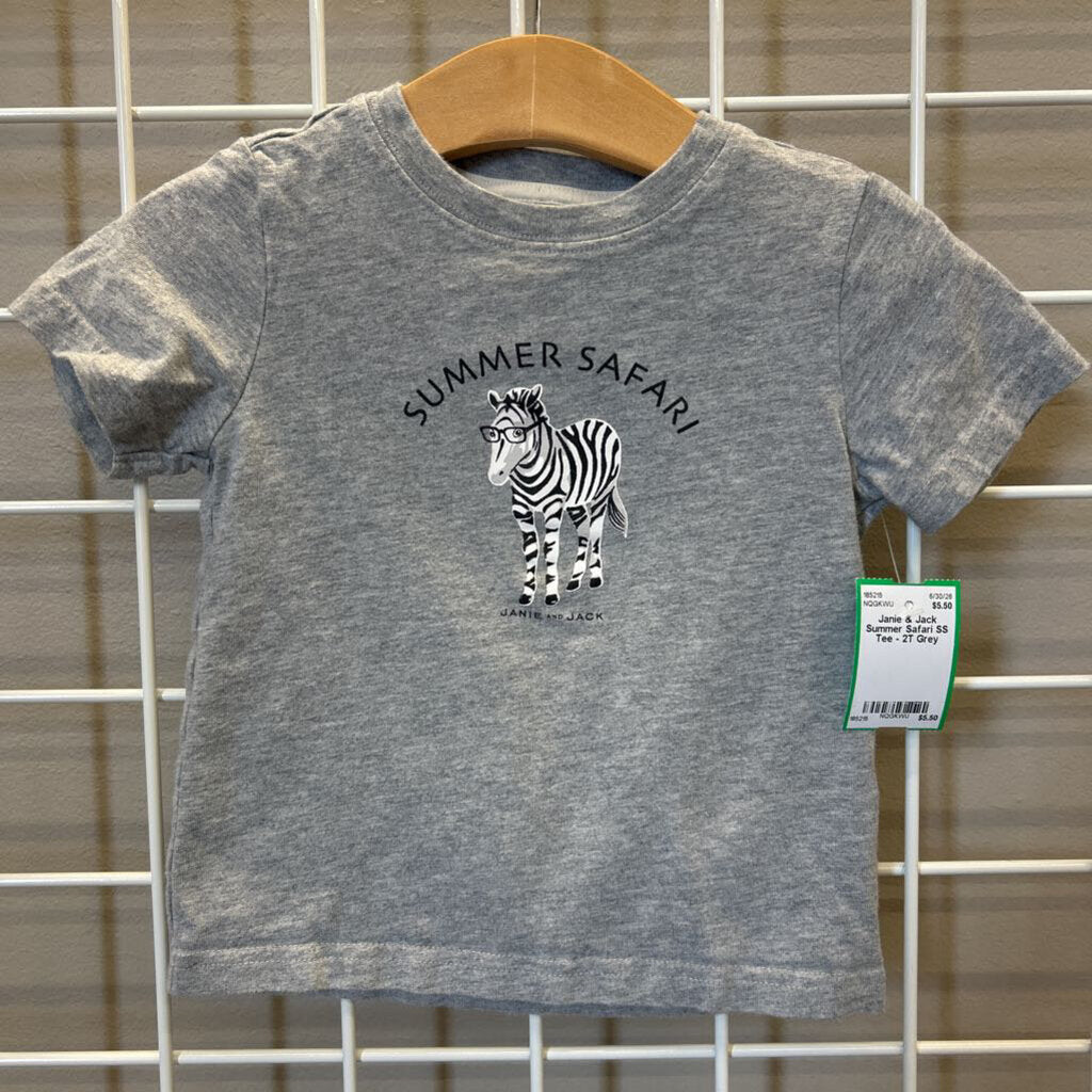 Janie & Jack Summer Safari SS Tee - 2T