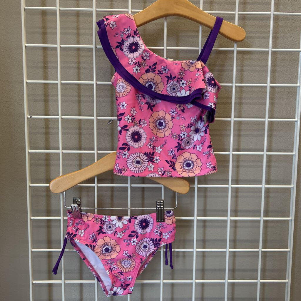 Wallflower Girl Floral Two Pc Swim - 5