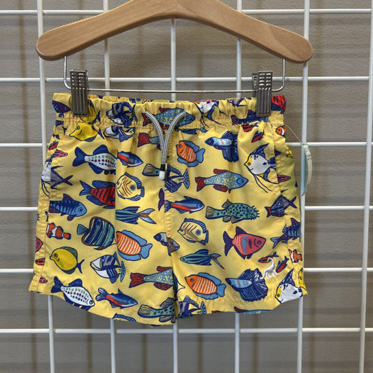 Surf Cuz Fish Swim Shorts - 4T