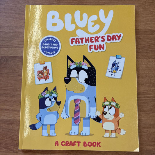 Bluey Father's Day Fun Craft Book