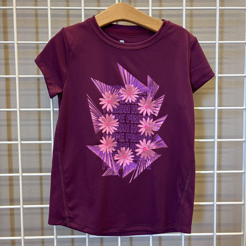 All in Motion Daisies Active SS Tee - 6