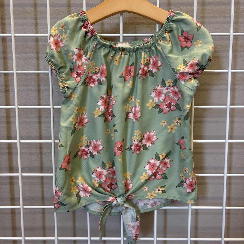 Lily Bleu Knotted Floral Blouse - 6