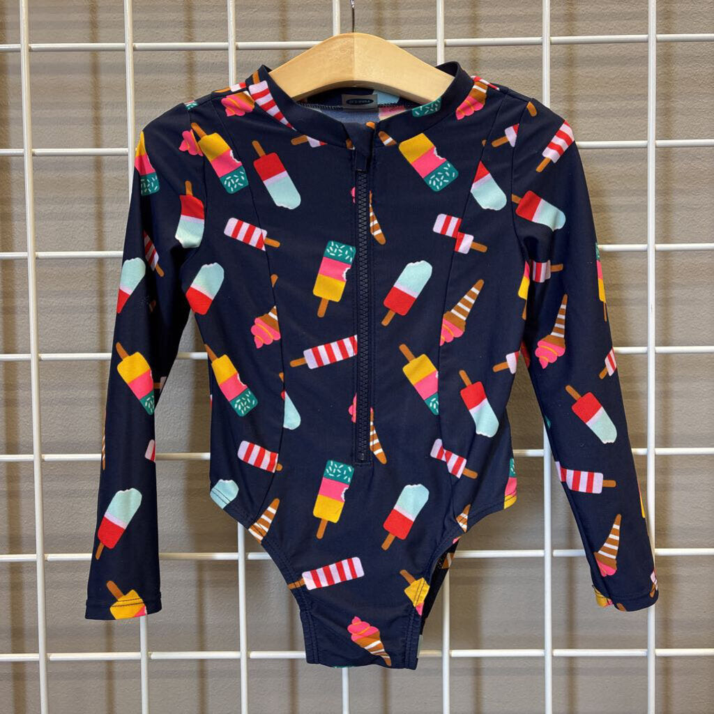 Old Navy Popsicle LS One Pc - 4T