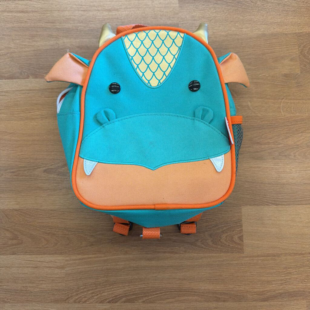 Skip Hop Dragon Backpack (small mark on front)
