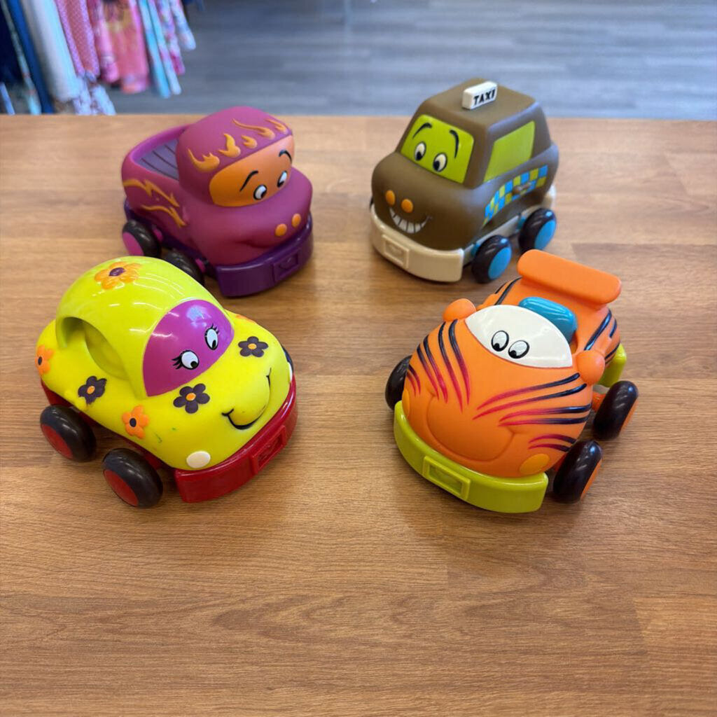 B.Toys Pull Back Cars (4)