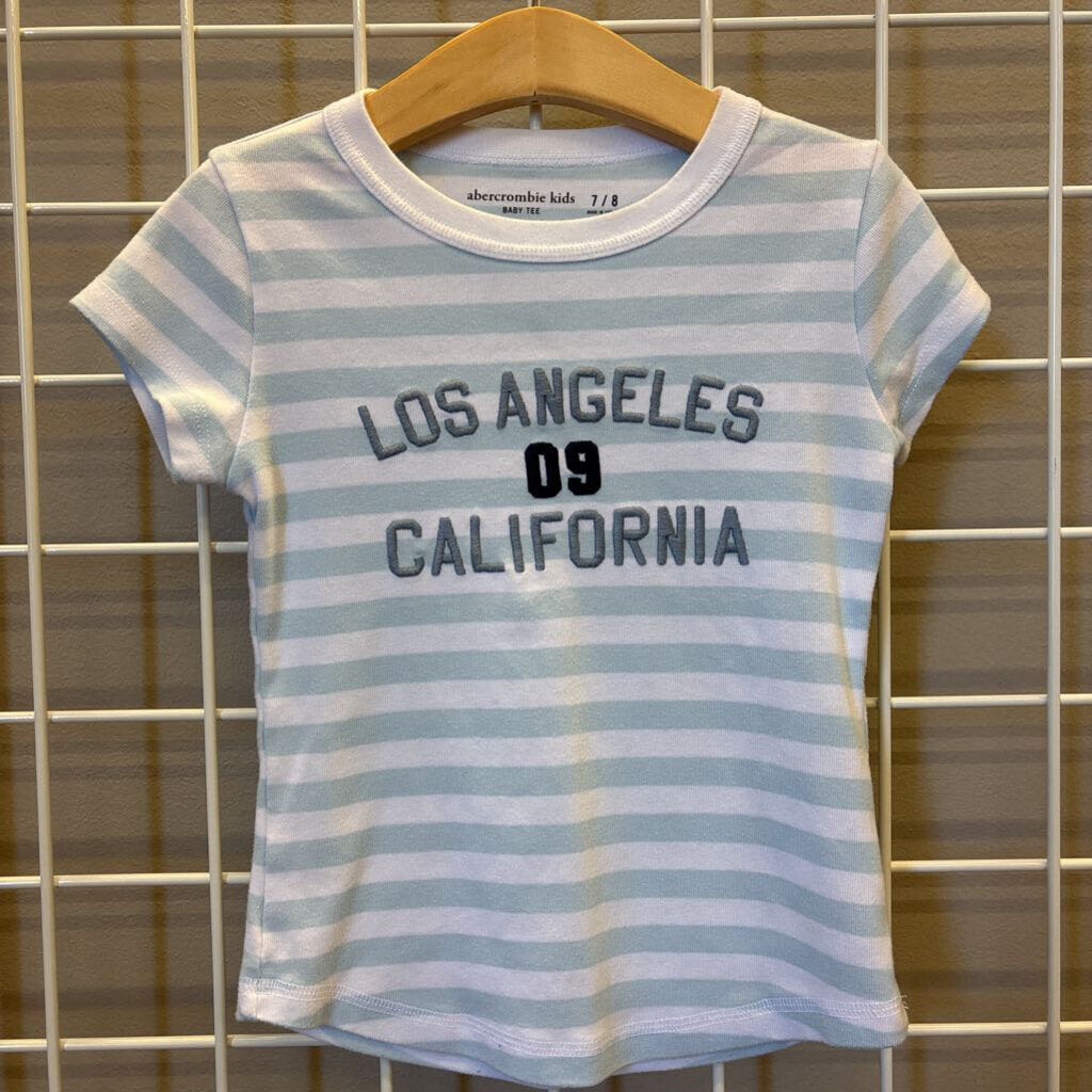 Abercrombie Stripe LA 09 CA SS Tee 7/8