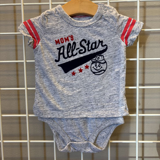 Osh Kosh Mom's All-Star SS Tee Onesie 6m