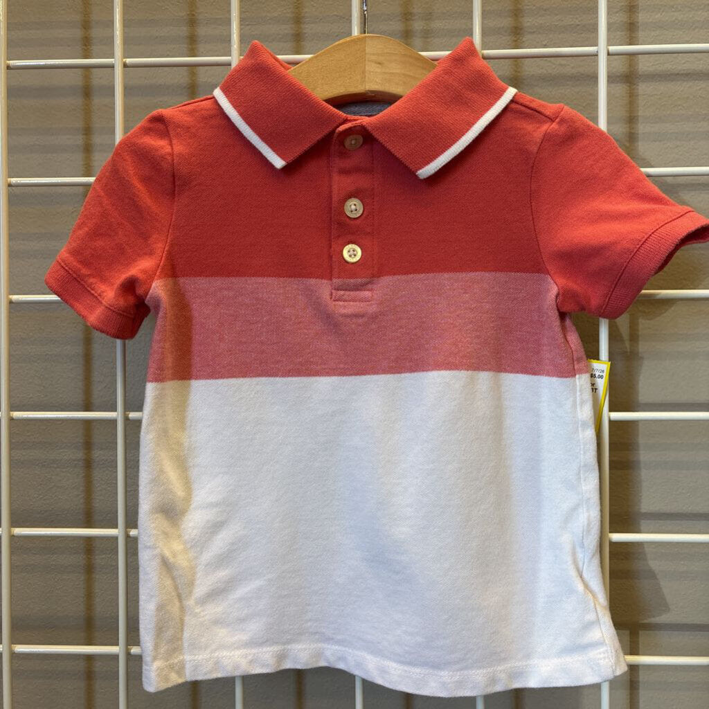 Old Navy Color Block SS Polo 3T