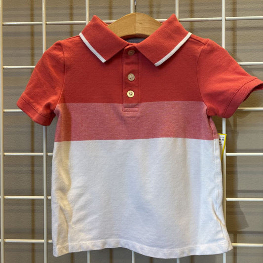 Old Navy Color Block SS Polo 3T