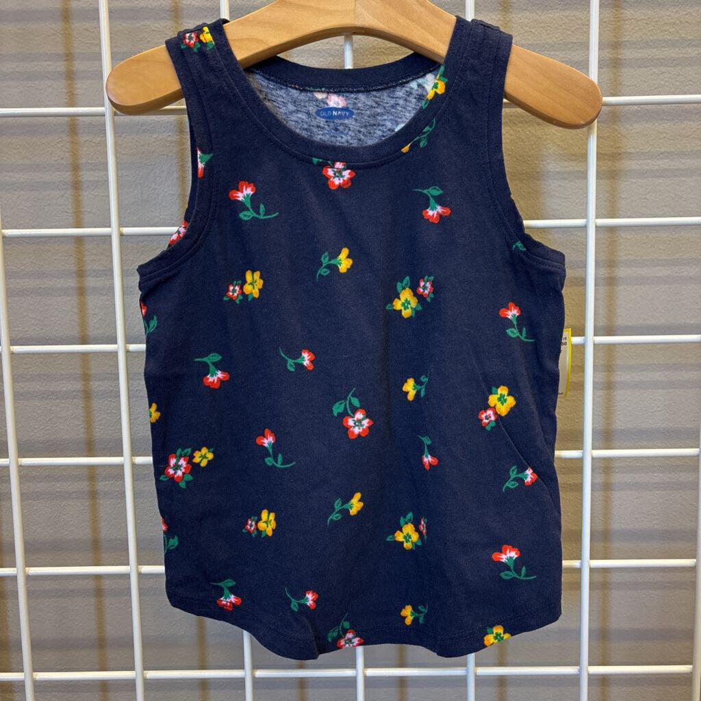 Old Navy Flower Tank 3T