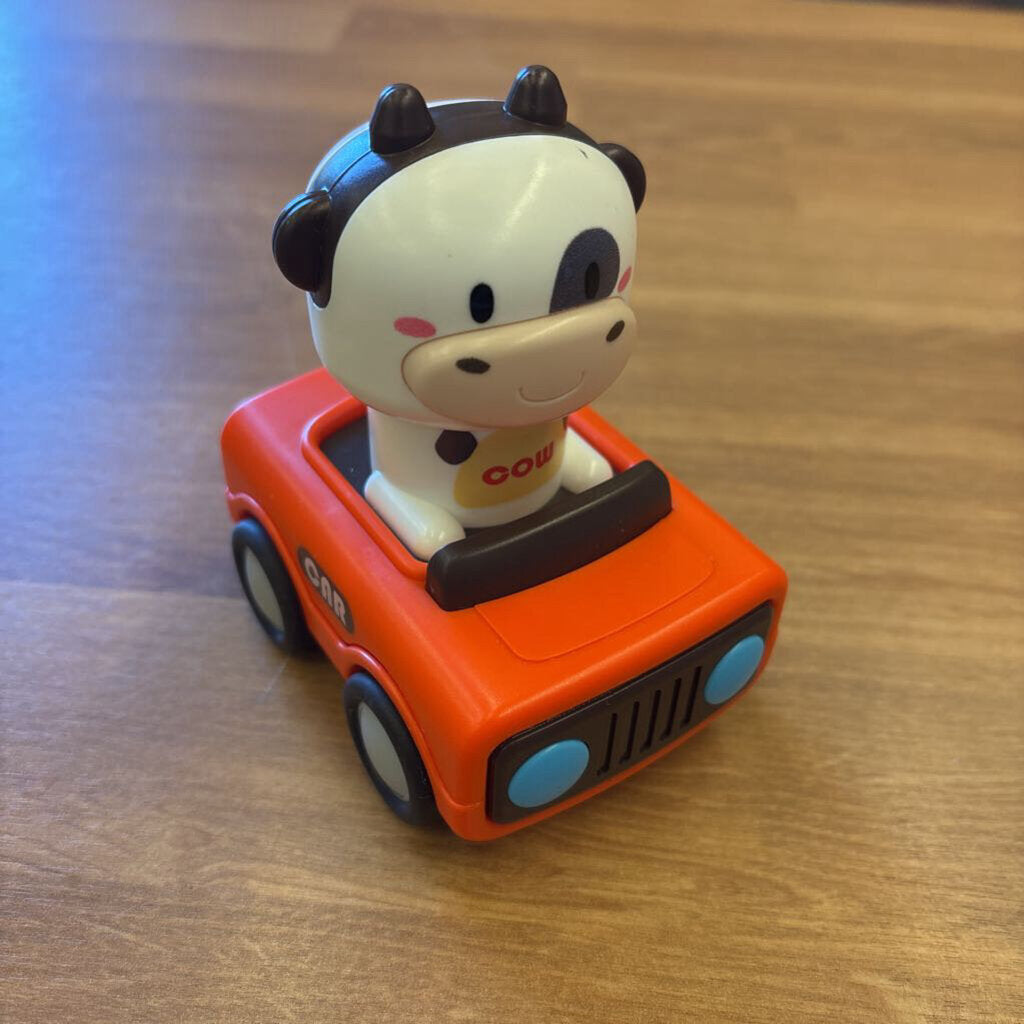 Cow Push Car