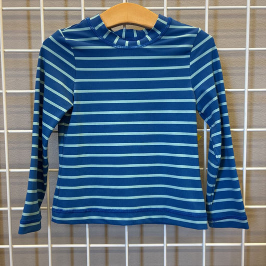 Hanna Andersson Stripe LS Rash Guard (some wear on arms) - 4