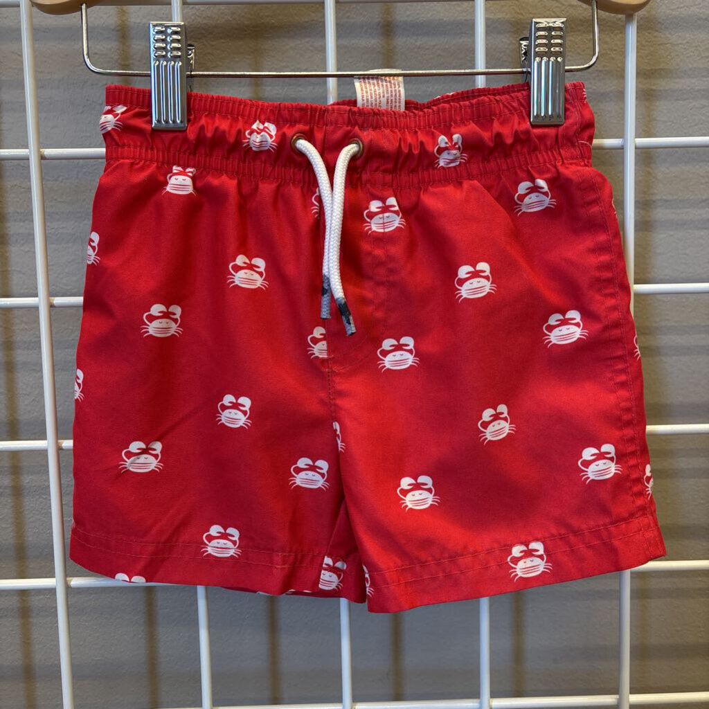 Cat & Jack Crab Swim Shorts - 2T
