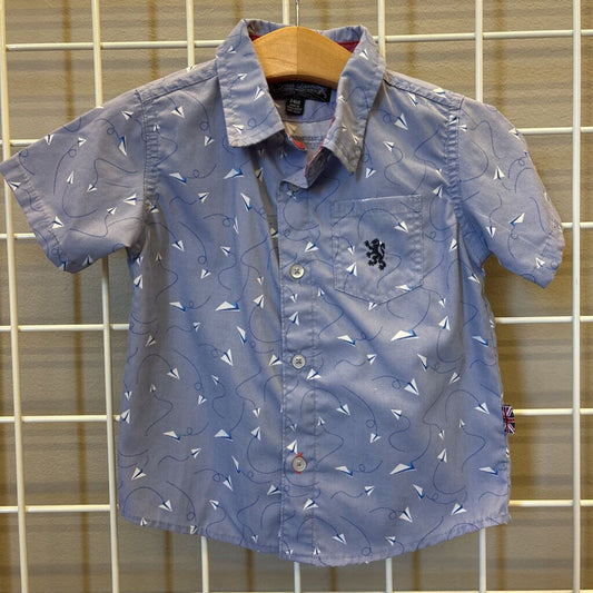 English Laundry Plane SS Button Up - 24m