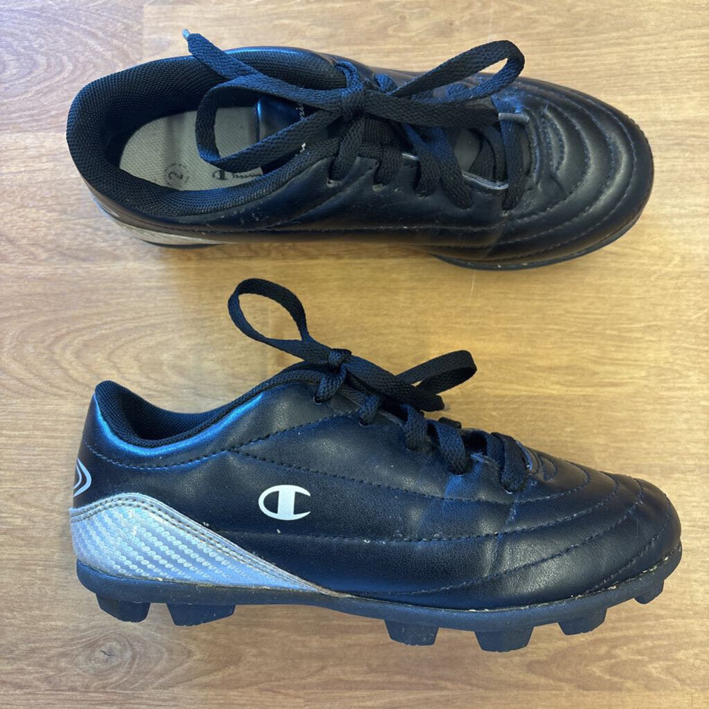 Champion Black Soccer Cleats - 2