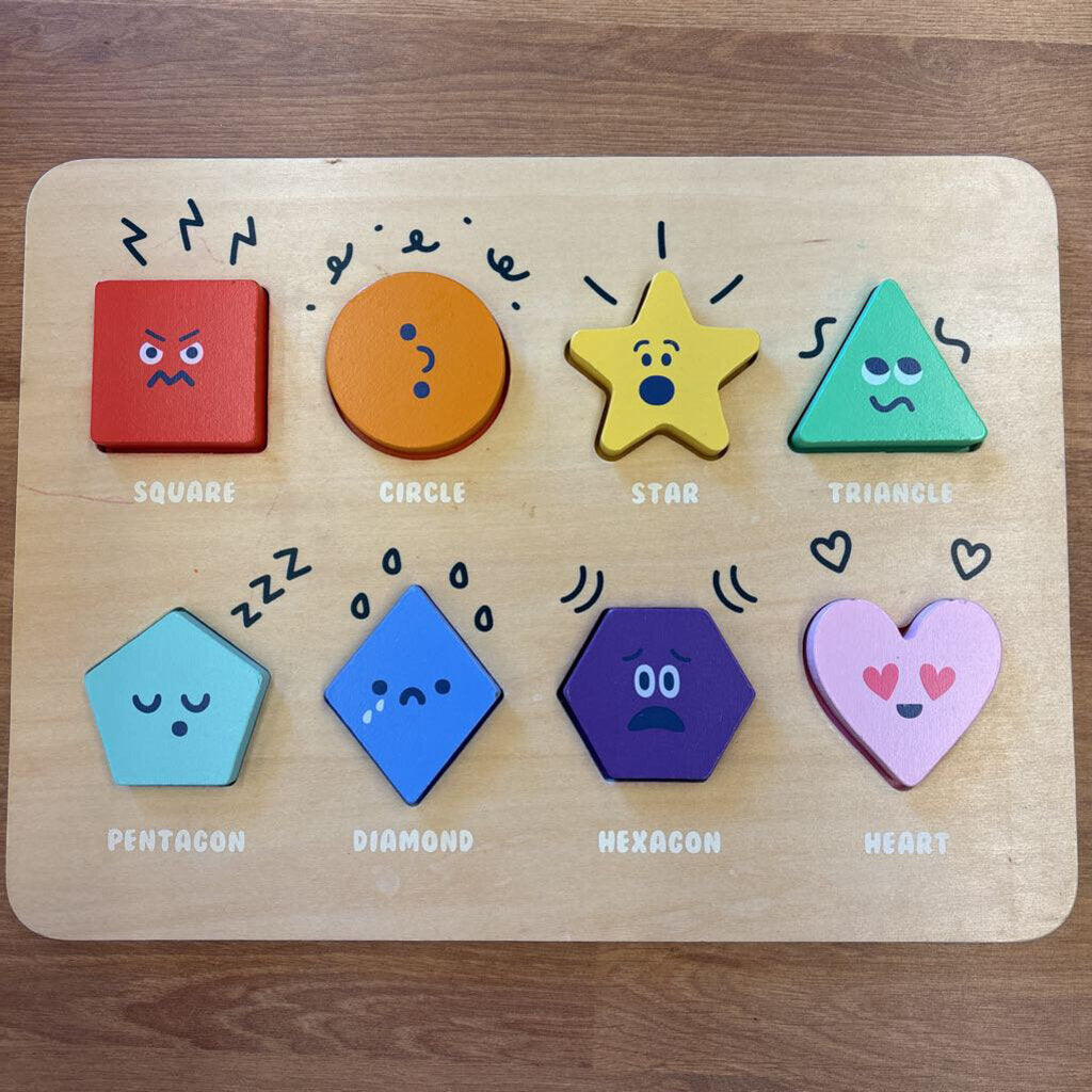 Giggle Scape Shapes Wood Puzzle