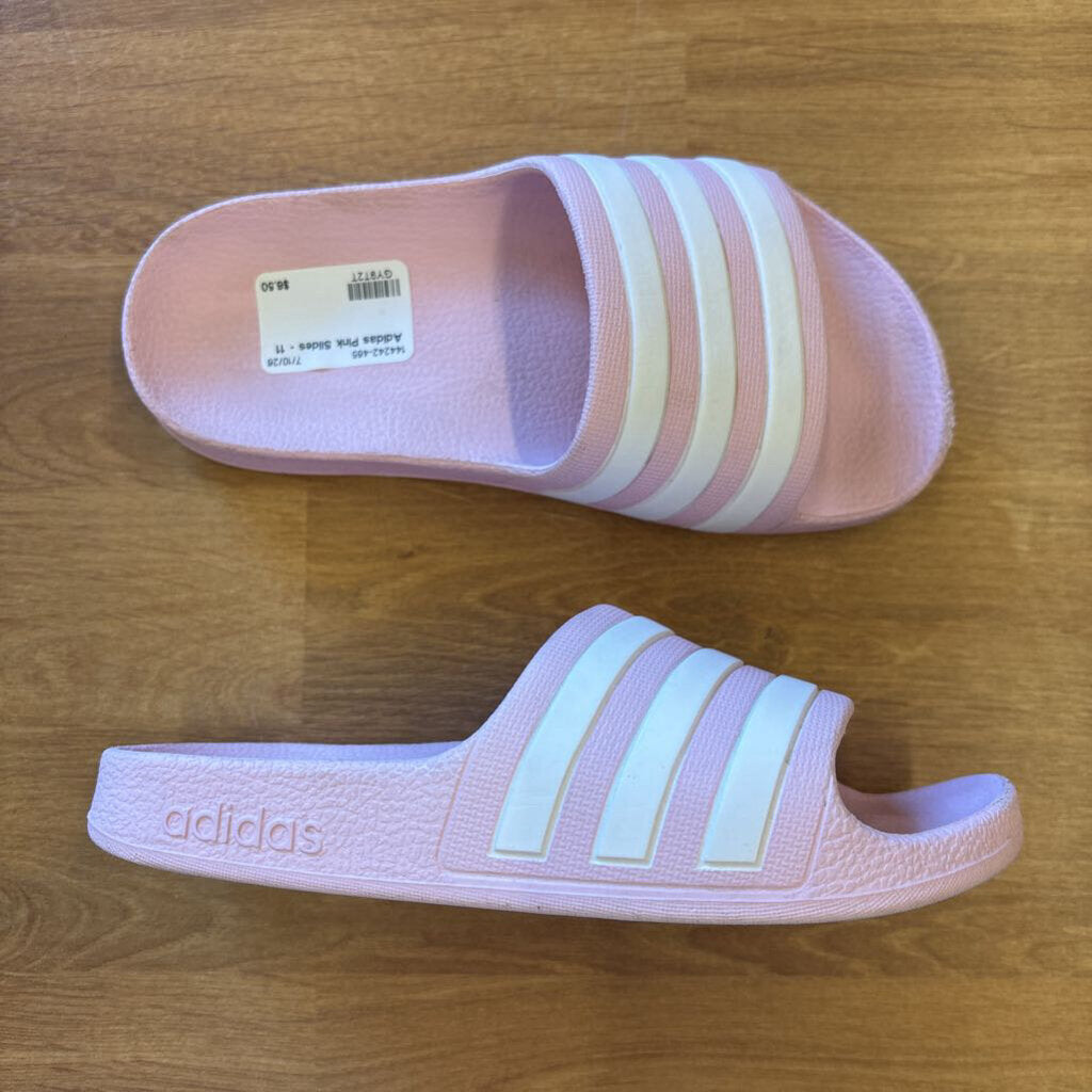 Adidas Pink Slides - 11