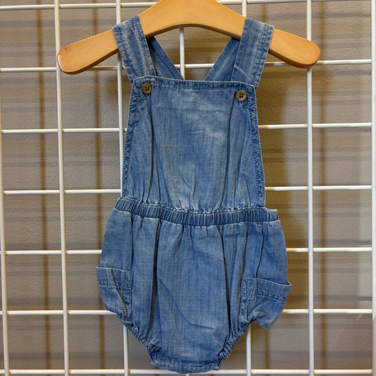 Old Navy Chambray Bubble Romper - 18/24m