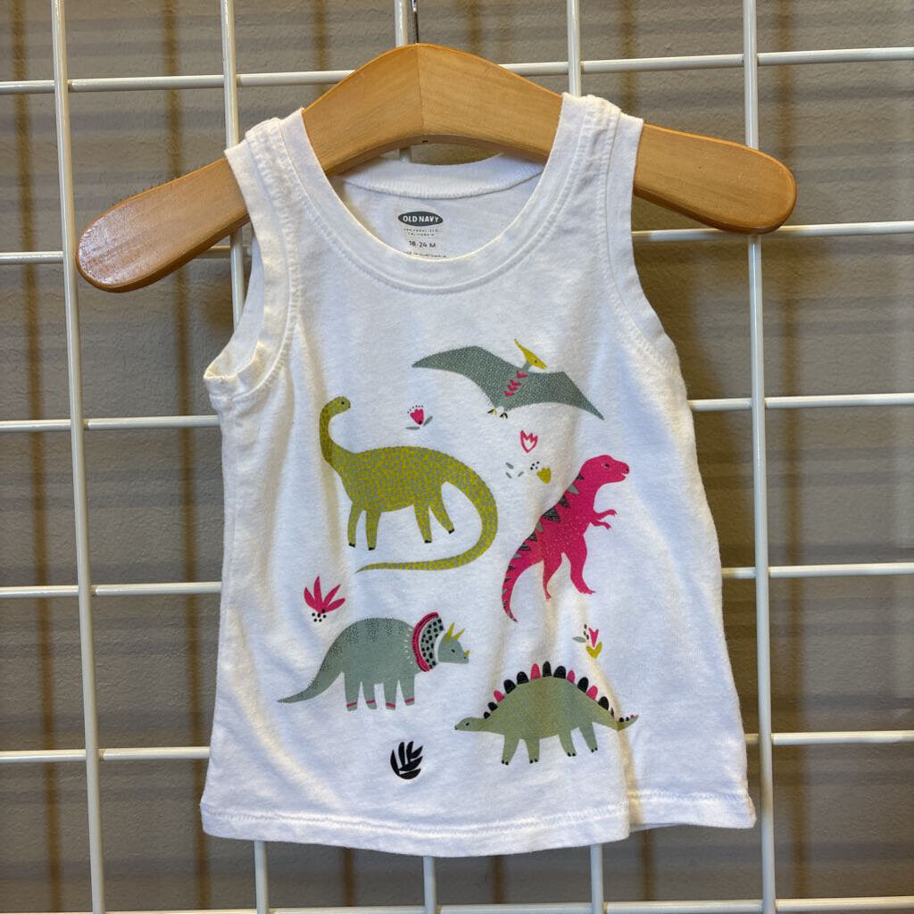 Old Navy Dino Tank - 18/24m