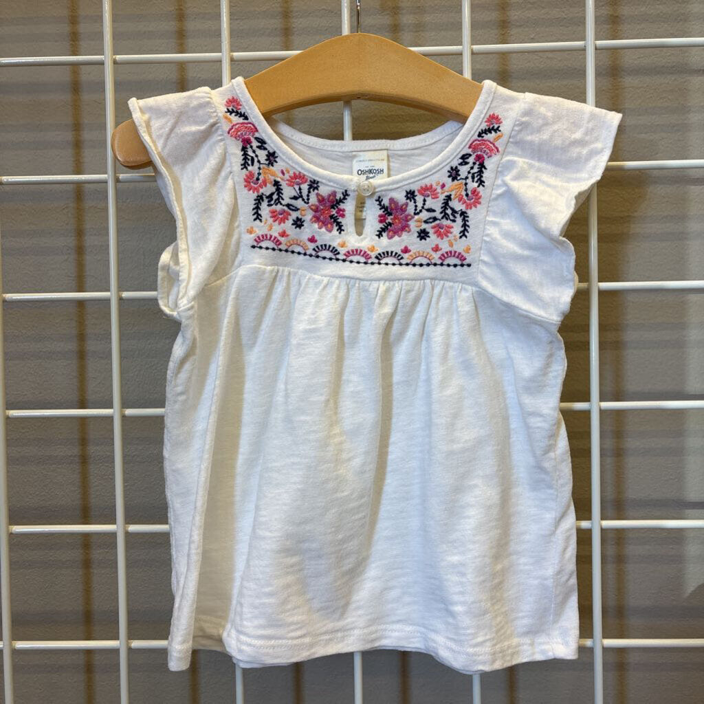 Osh Kosh Floral SS Top - 24m