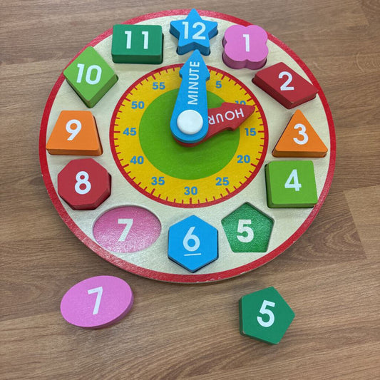 Melissa & Doug Shape Sorting Clock