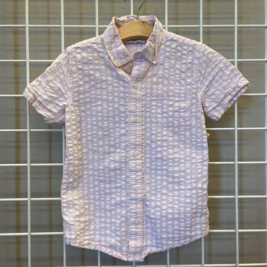 Janie & Jack Gingham SS Button Up - 6