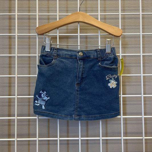 Bluey Denim Skirt - 4T