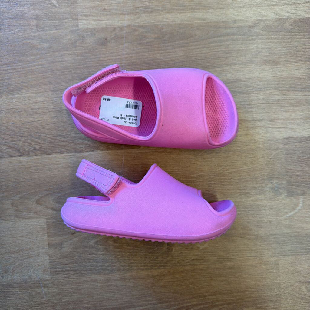 Cat & Jack Pink Sandals - 6