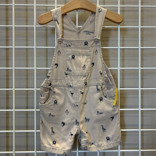 Free Planet Animal Shortalls - 18m