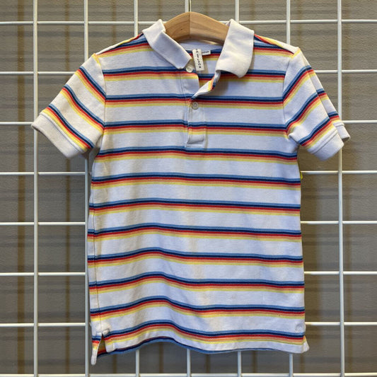 Janie & Jack Striped SS Polo - 6
