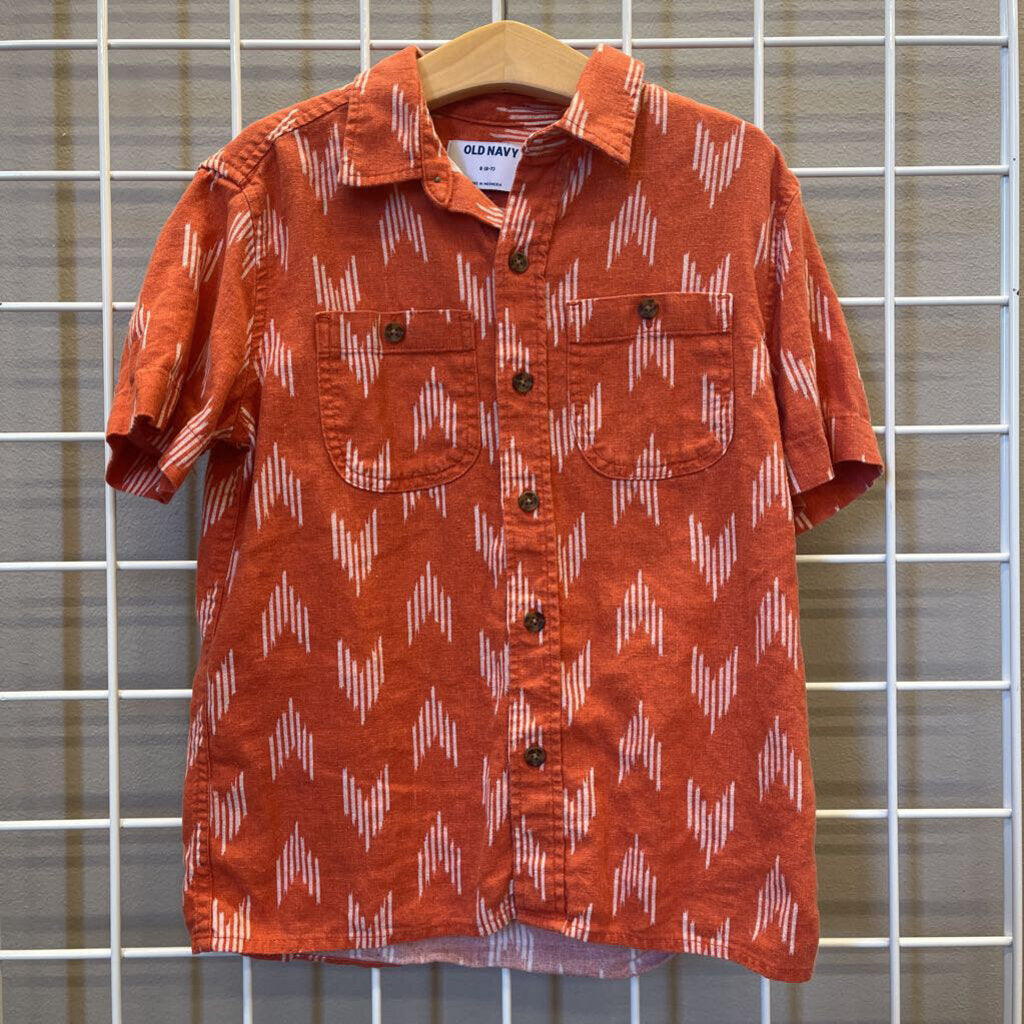 Old Navy Linen SS Button Up - 6/7