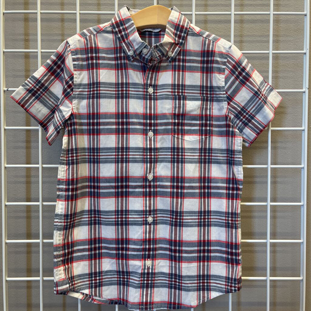 NWT Janie & Jack Striped SS Button Up - 6