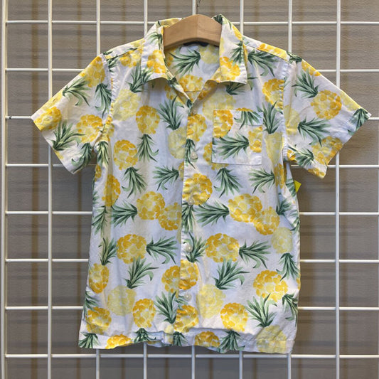 Janie & Jack Pineapple SS Button Up - 6