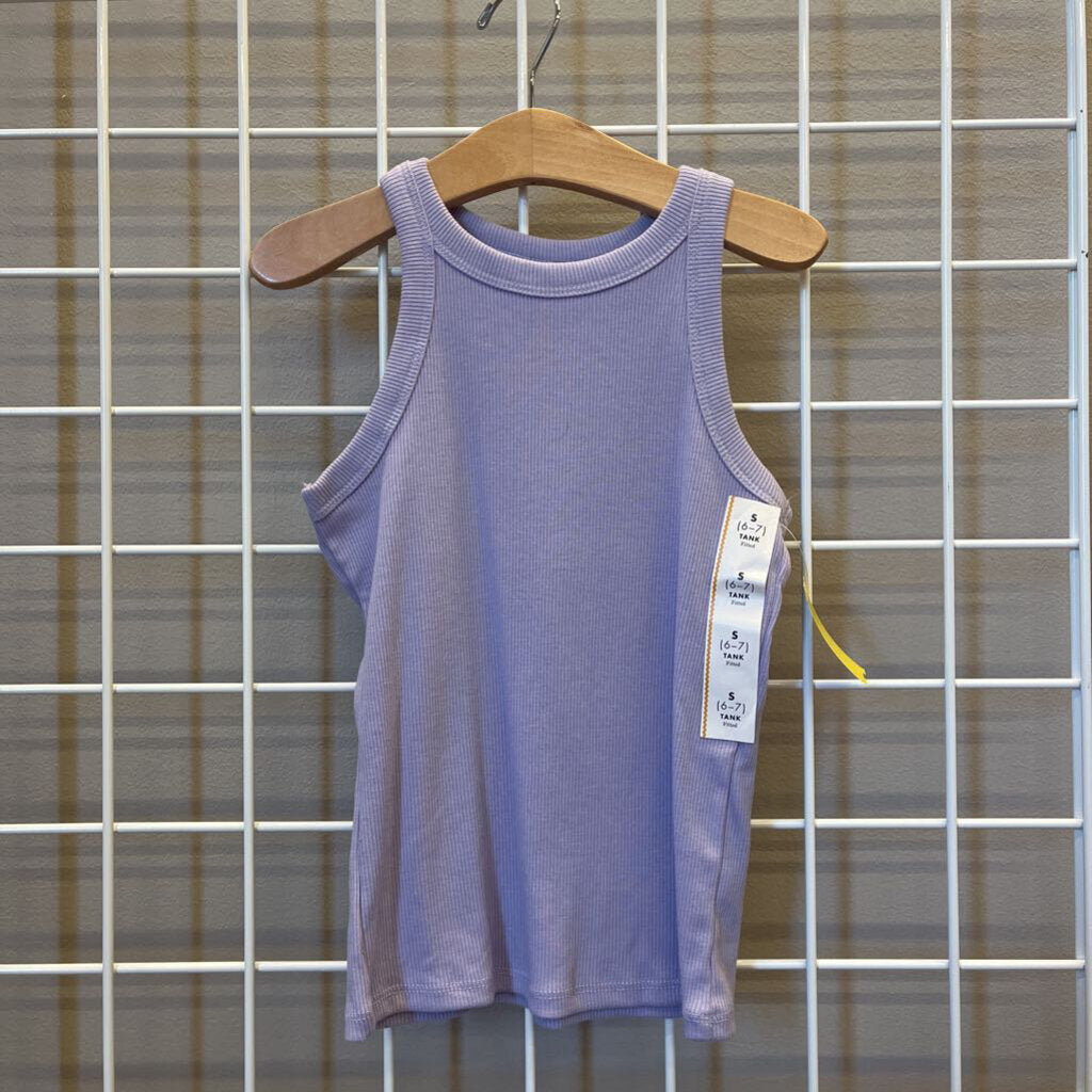 NWT Cat & Jack Ribbed Fitted Tank - 6/7