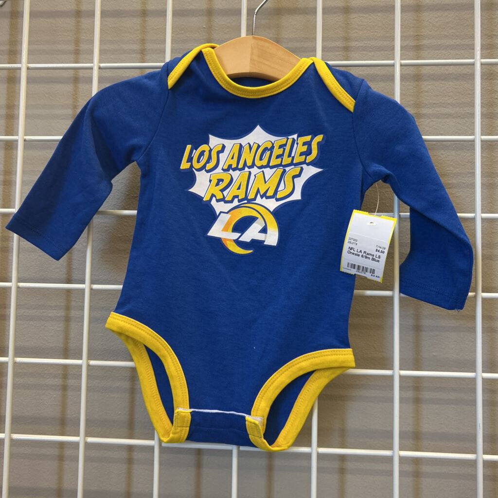 NFL LA Rams LS Onesie 6/9m