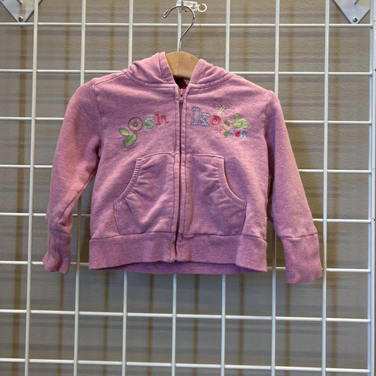 Osh Kosh Butterfly Zip Hoodie 18m