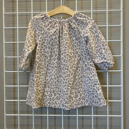 Baby Gap Leopard Corduroy LS Dress 2T