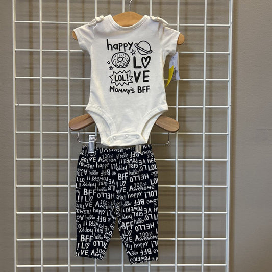 NWT Carter's BFF Two Pc Set - 3m