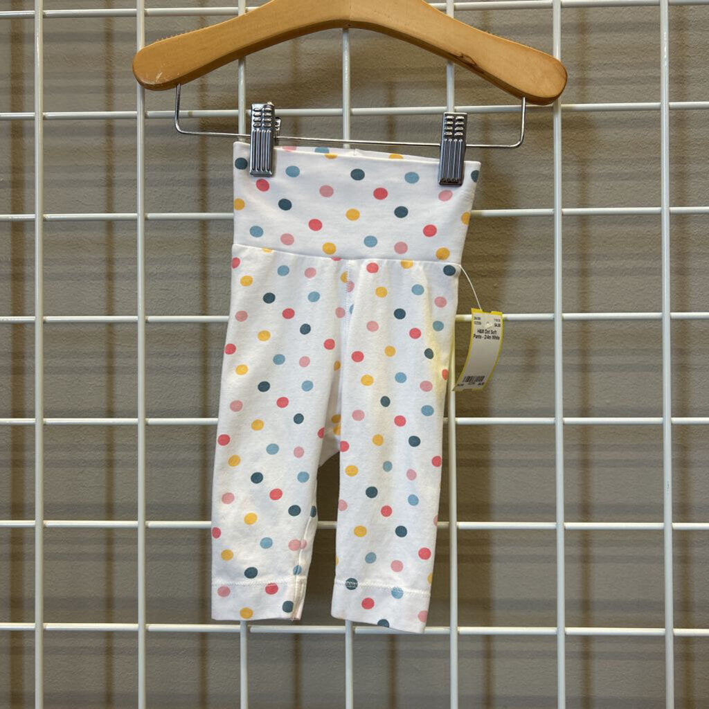 H&M Dot Soft Pants - 2/4m